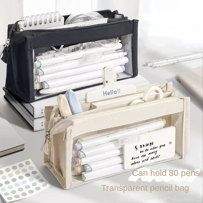 6-lagige Bleistifttasche mit g – Aesthetic Large Pencil Case Pouch Bewertung und Preis