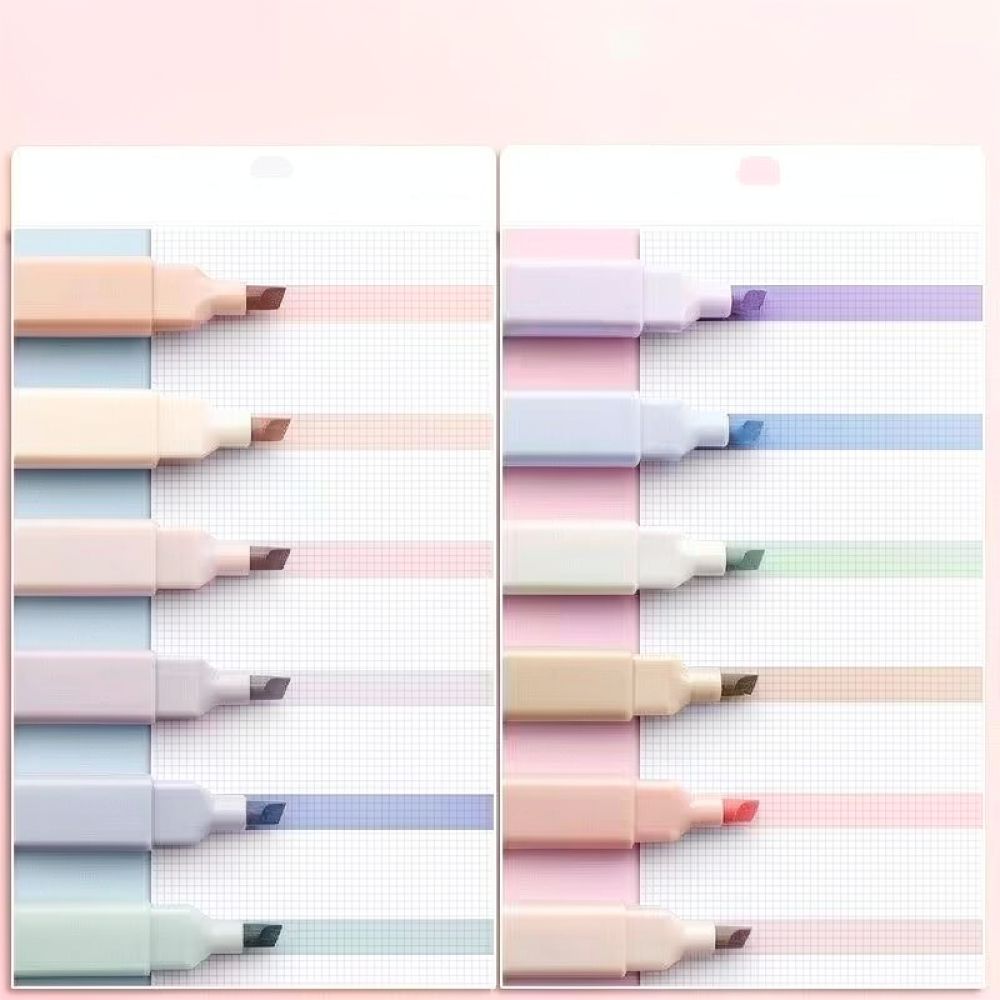 Set mit ästhetischen Pastell-T – Pastel Highlighter Set Double Ended Bewertung und Preis